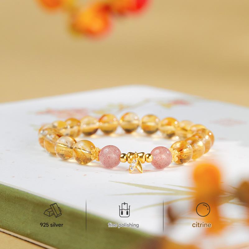 S925纯银竹节黄水晶串珠手串001.jpg