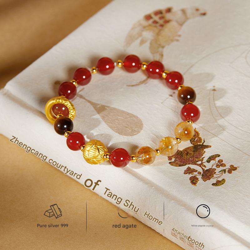 足银999莲花红玛瑙黄塔晶虎眼石手串002.jpg
