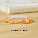 Pure silver 999 five-lucky snake baby scarlet agate bracelet high-end zodiac hand jewelry