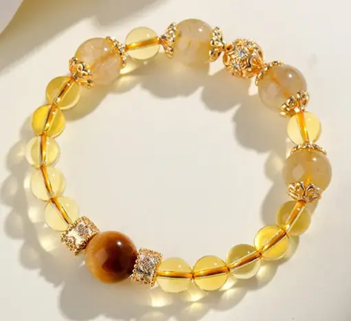 Natural citrine bracelet fashion ladies bracelet jewelry customization